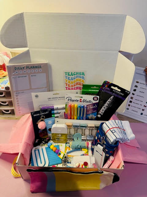 Three Scoops! (can include: flair pens, scissors, dry erase markers, and more!) *The Perfect Gift to Spoil a Deserving Teacher*