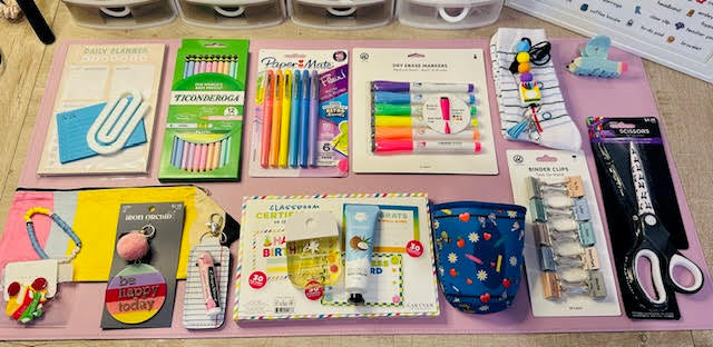 Three Scoops! (can include: flair pens, scissors, dry erase markers, and more!) *The Perfect Gift to Spoil a Deserving Teacher*